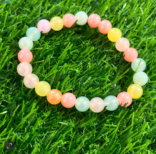 Jelly Bean Resin Bracelet