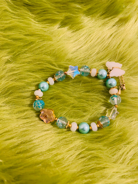 Glass “Blue Butterfly” Bracelet