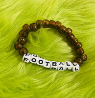 Brown “Football” Bracelet