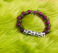 Black and Purple “Spooky” Bracelet