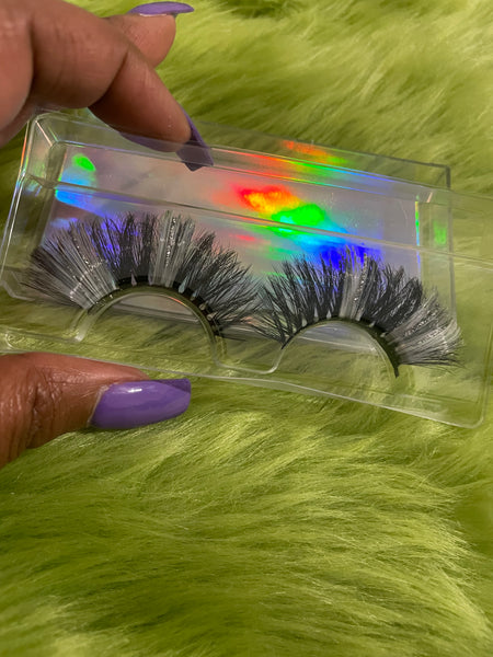 White Glitter Lashes